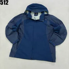 THE NORTH FACE ザノースフェイス ブルー ウィンドブレーカー WHO フード ジャケット XLのサムネイル