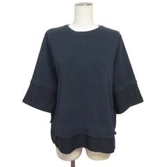 セオリーリュクス theory luxe ノーカラージャケット 薄手 前開き 38