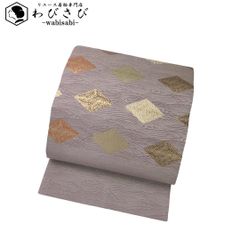 袋帯 裂取天平更紗華文 引き箔本袋帯 金糸 O-2043 袋帯 裂取天平更紗華文 引き箔本袋帯 金糸 O-2043 - メルカリ
