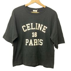 美品・人気デザイン】セリーヌ インフルエンサー着用 リンガーtシャツ