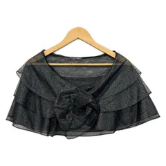Leilian(レリアン) ストール(ショール)美品  - 黒 ラメのサムネイル
