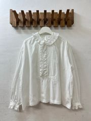 yoliヨリsimple frill blouse シンプルフリルブラウス - メルカリ
