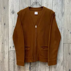 VICTIM & Co's ヴィクティム 日本製 VTM-11-T-117 ブラウン コットン カーディガン メンズ L サイズのサムネイル