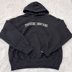 TTTMSW college LOGO hoodie サイズL - メルカリ
