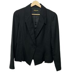 FOXEY(フォクシー) パーカー サイズ38 M レディース美品  ベルベットリブパーカー 36556 黒 長袖/ニット FOXEY - FOXEY(フォクシー) パーカー サイズ38 M レディース美品