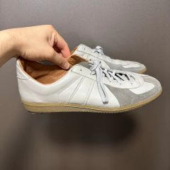 美品 現行 ロエベ フローランナー ナイロン スエード スニーカー 25.5 