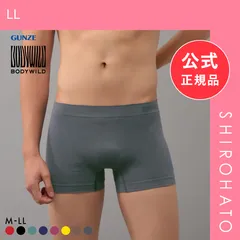 【メール便】【新品】グンゼ GUNZE ボディワイルド BODY WILD ボクサーパンツ 3D-Boxer 立体成型 メンズ 前とじ 日本製(LL)