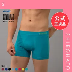 【メール便】【新品】グンゼ GUNZE ボディワイルド BODY WILD ボクサーパンツ メンズ 日本製 前とじ 3D-Boxer 立体成型(S)