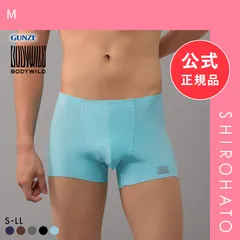 【メール便】【新品】グンゼ BODY WILD AIRZ カットオフ ボクサーパンツ メンズ ナイロンタイプ 前とじ GUNZE ボディワイルド エアーズ(M)