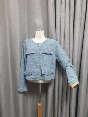 ゴールド ブルー 高級 ジャケット