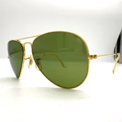 レイバン アビエーター サングラス ティアドロップ ゴールド グリーン 良品