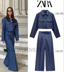 新品) ZARA ザラ デニム クロップド ジャケット xs