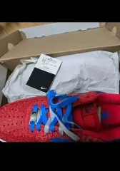 限定モデル NIKE エアフォース1 ロー レッド/ブルー