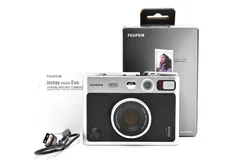 ★美品★ フジフイルム FUJIFILM INSTAX MINI EVO (USB TYPE-C) ハイブリッドインスタントカメラ ★ #8305