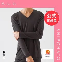 【新品】グンゼ ファイヤーアセドロン 長袖 Vネック シャツ 薄手 メンズ 大きいサイズ GUNZE FIREアセドロン(M、L、LL)のサムネイル