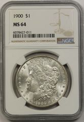 ☆人気定番☆ NGC 1900-O MS63 モルガン 銀貨 - メルカリ