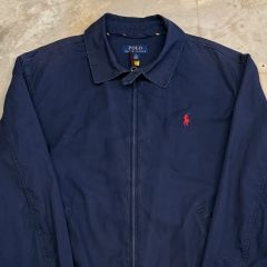 最現行】Ralph Lauren スウィングトップ ネイビー ポニー 刺繍 - メルカリ