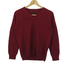 アパートバイローリーズ ニット 長袖 Vネック ウール混 トップス レディース Mサイズ レッド apart by lowrys 【中古】のサムネイル