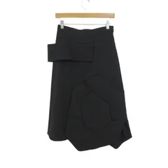エンフォルド スカート ボトムス ミディ丈 アシンメトリー レディース 38サイズ ブラック ENFOLD 【中古】のサムネイル