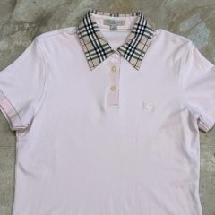 新品】BURBERRY LONDON ピンク ポロシャツ ノバチェック - メルカリ