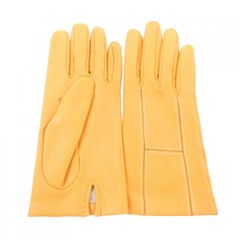 新品・未使用] イギリス製 ペッカリー革 カシミヤ100%裏 婦人手袋