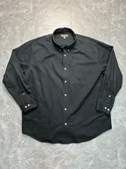 【極美品】Croft & Barrow　黒 無地 超ビッグサイズ XL相当 BDシャツ ボックスシルエットのサムネイル