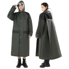 【新品】 [Viewell] レインコート 自転車【透明レインバイザー付き】カッパ メンズ レディース リュック対応 超撥水 レインポンチョ ロング 大きいサイズ 反射テープ レインウェア 軽量 快適 雨具 雨合羽 防水防風 通勤通学 (JP, アルファベ 1