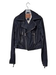 TRAMWAY denim riders jacket gimmick - メルカリ