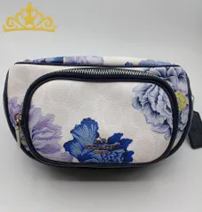 COACH KAFFE FASSETT シグネチャー フローラル ボディバッグ レディース コーチ ウエストポーチ