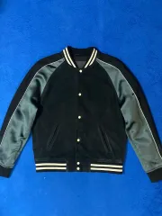 ALLSAINTS オールセインツ アプトン サテン スウェード ジャケット Lのサムネイル