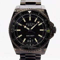 極美品 グッチ ダイブ DIVE メンズ 40MM クォーツ - メルカリ