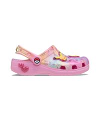 [무라스포 공식] 신품 CROCS 클락스 샌들 키즈 주니어 어린이 수륙 양용 경량 KIDS PIKACHU PINK CLASSIC 211229-90H