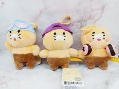 まとめ売り) KAKAO FRIENDS(カカオフレンズ) チュンシク キーホルダー人形 8cm 3種