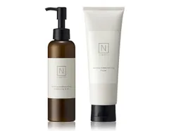 新品未開封＊N organic エヌオーガニック モイスチュア＆バランシング クレンジングミルク180g+フォーム洗顔料100g ホワイトクレイ 保湿力 濃密泡 汚れを吸着 スイートシトラスの香りエヌオーガニックのサムネイル