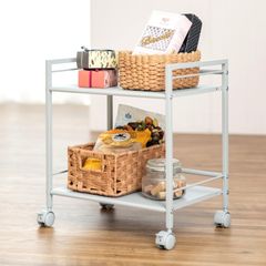 ヴィンテージ パンチングメタル スチールラック/テーブル モダン