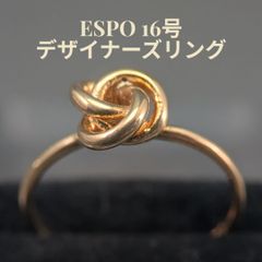 ESPO 16号 14KT GE ゴールド デザイナーズリング 希少 米国 - メルカリ