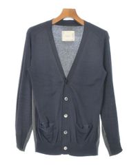 sacai カーディガン ネイビー×グレー サイズ2 sacai コットンカシミヤ カーディガン サイズ2 - メルカリ