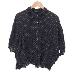 mizuiro ind ピンタック刺繍ワイドシャツ 3-239641 - メルカリ