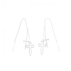 美品】スタージュエリー CROSSING STAR LONG PIERCED - メルカリ