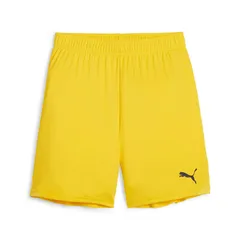 PUMA(プーマ) teamGOAL ゲームショーツ Jr サッカー ウェア ゲームパンツ 706376、(07)ファスターイエロー/ブラック