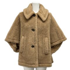 MaxMara テディベア tenebre ケープ albino - メルカリ