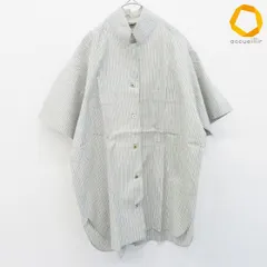 ワイズ Y's シャツ トップス 半袖 ストライプ メンズ [x1008645]のサムネイル