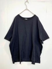 GALERIE VIE リブコンビフレンチリネン ボートネックシャツ 麻ブラウス