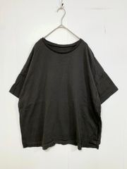 LOHEN ローヘン スクエアケープカットソー ブラック系 チャコール 完売