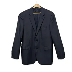 HUGOBOSS(ヒューゴボス) ジャケット サイズI 54 メンズ美品  - ダークグレー×黒 長袖/ネーム刺繍/肩パッド/春/秋のサムネイル