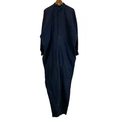 【中古】　ISSEY MIYAKE　つなぎ　80s vintage　80年代　OLD　筆タグ　オールインワン　無地　ボトムス　ジップフライ　日本製　ドメスティック　古着　/2496のサムネイル