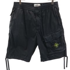 STONE  ブラックショートパンツ　W31 stoneisland ブラック ストーンアイランド ショートパンツ w31 - メルカリ