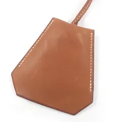 良品□HERMES エルメス マルジェラ期 クロシェット レザーネックレス アクセサリー ゴールド □D刻印 フランス製 メンズ レディースのサムネイル