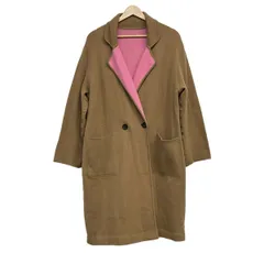 PaulSmith(ポールスミス) コート レディース美品  - ベージュ×ピンク 長袖/ニット/春/秋のサムネイル
