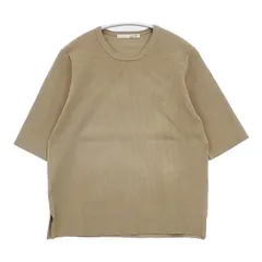 qualite ウォッシャブルクルーネックニットT 定価13200円 32440040004 半袖Ｔシャツ カットソー ベージュ レディース カリテ【中古】6-0429S∞のサムネイル